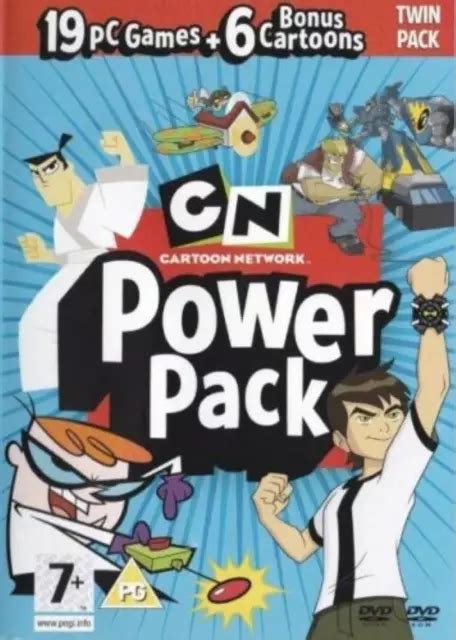 Cartoon Network Power Pack Dvd Games And Cartoons 2008 New Quality