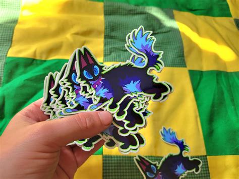 Emo Cat Sticker Etsy