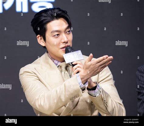 Seoul South Korea 23rd June 2022 Actor Kim Woo Bin Poses For Photos During A Press