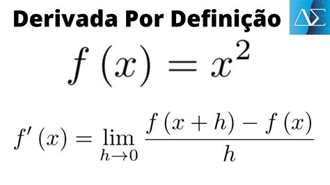 Derivada Por Definição Youtube