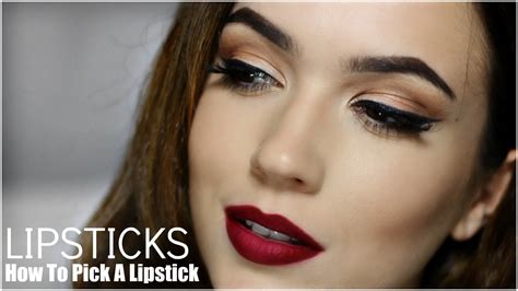 How To Pick The Perfect Lipstick Red And Nude Lipstick YouTube