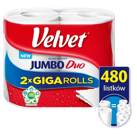 Velvet Jumbo Duo R Cznik Papierowy Rolki Promocja E Leclerc Ding Pl