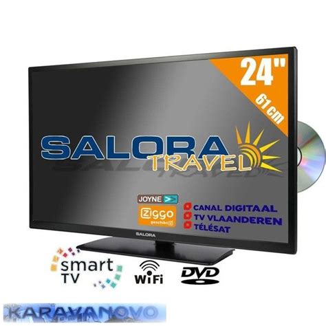 Salora 24 Travel Tv 12 230v Smart Wifi Dvd