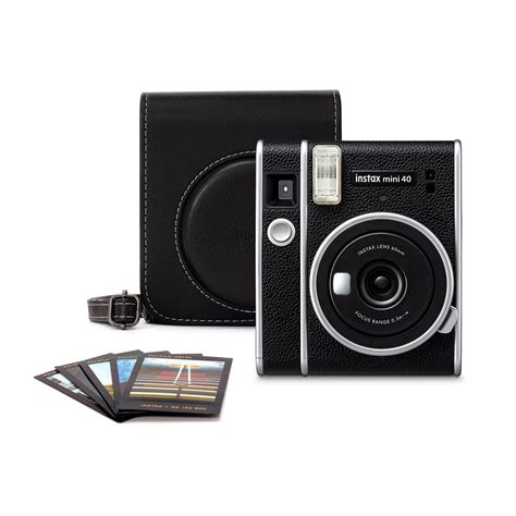 Appareil Photo Instantan Fujifilm Instax Mini Noir Pack De