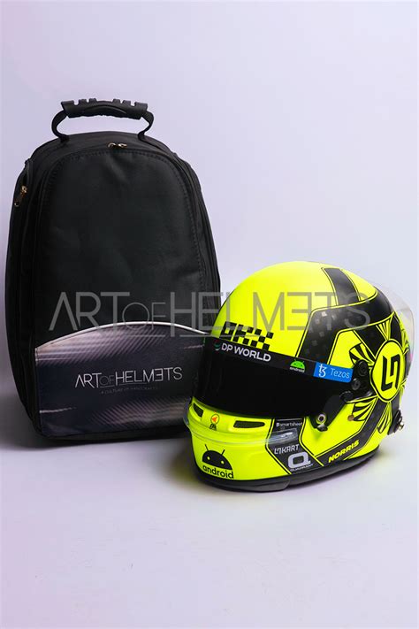 Lando Norris 2023 F1 Full-Size 1:1 Replica Helmet – Art of Helmets