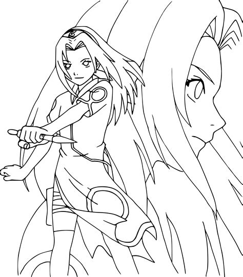 Coloriage De Sakura Haruno Imprimer Sur Coloriage De