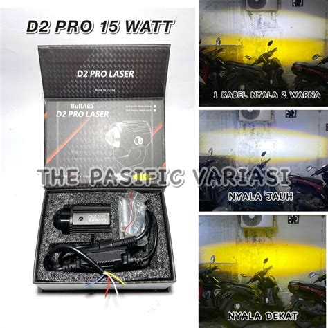 Lampu Tembak Laser D2 Pro 15 Watt Laser Output Plus Kipas Pendingin