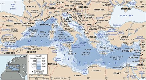 Tyrrhenian Basin Basin Mediterranean Sea Britannica