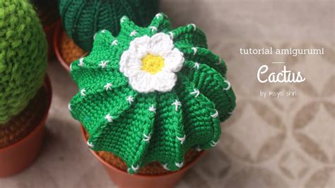 Tutorial Amigurumi Cactus 1 Misyelshin Crochet YouTube