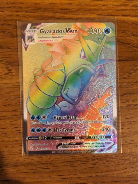 Mavin Gyarados Vmax 207203 Full Art Secret Rare Rainbow Holo Pokemon