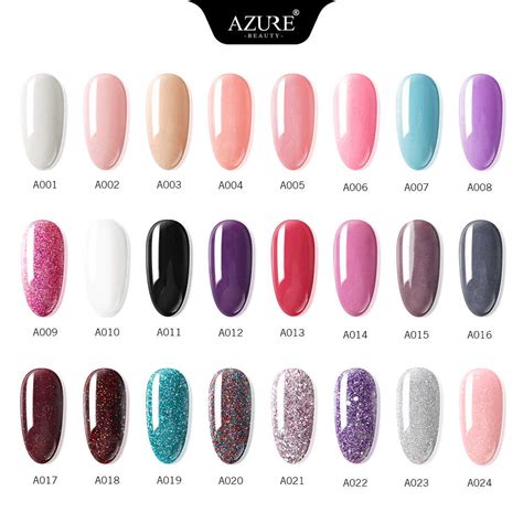 Azure Beauty Color Chart