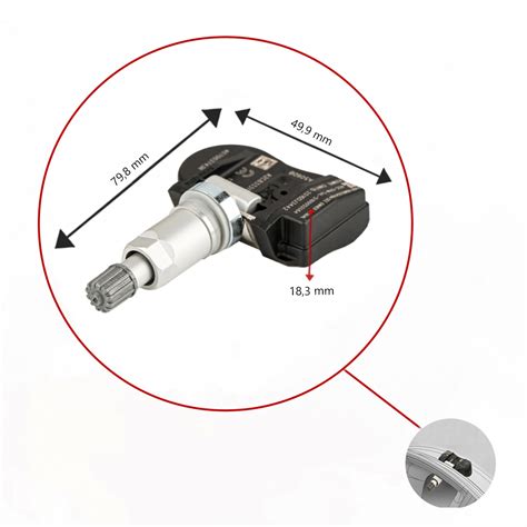 2x Reifendrucksensor RDKS RDCi TPMS Sensor 433 MHz für RENAULT MEGANE