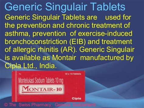 Generic Singulair Tablets