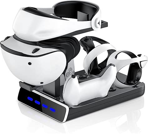 Psvr2 Controller Charging Dock With Led Light， Vr Stand