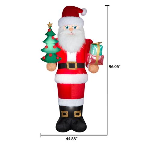 Airblown Inflatables 8 Foot Christmas Luxe Santa Nutcracker