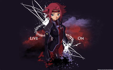 Kallen Kōzuki Live On Code Geass Hd Wallpaper