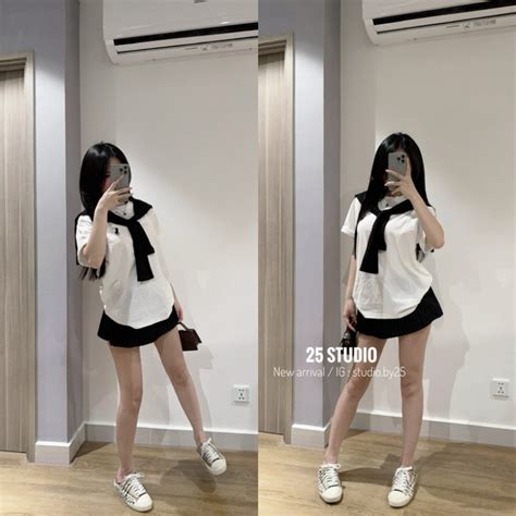 HOT ÁO THUN THÊU LOGO ngua ÁO THUN THÊU NGỰA KÈM KHĂN CỰC XINH QC Shopee Việt Nam