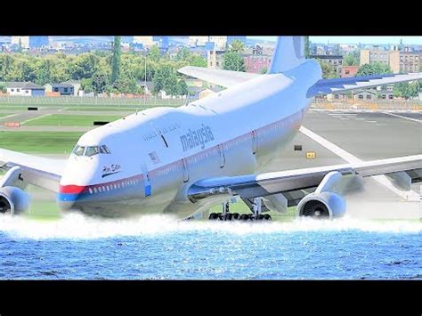 B Runway Overrun Emergency Landing Airplane Crashes Youtube