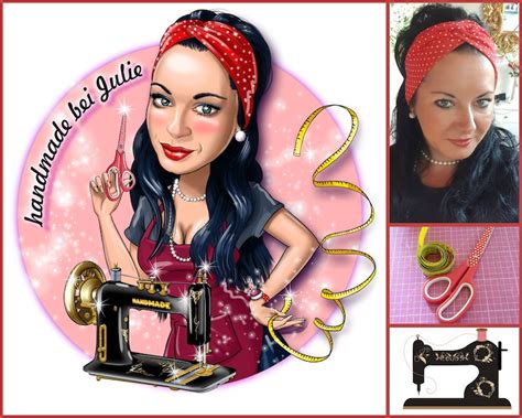 Seamstress Logo Design Custom Portrait For Your Business Etsy
