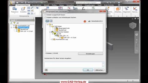 Vault für Inventor 2011 Projektdatei erstellen YouTube