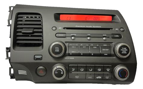 4tc7 06 Honda Civic Audio System Radio Stereo Mp3 Cd Player