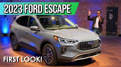 2023 Ford Escape Updated Looks Bigger Screen First Look Youtube