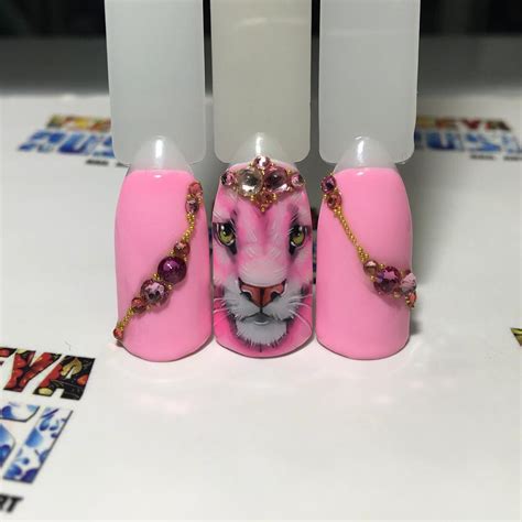 Pink Panther 💕 hand paint | Ногти, Маникюр, Идеи для ногтей