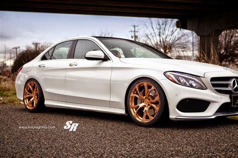 Mercedes Benz W C On Rich Gold Pur Rs Wheels Benztuning