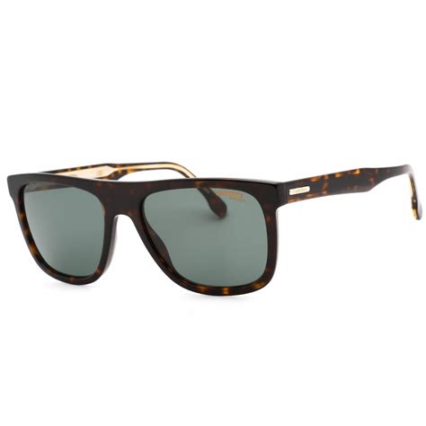 Carrera 267 S 0086 Qt Men S Havana Plastic Square Frame Sunglasses