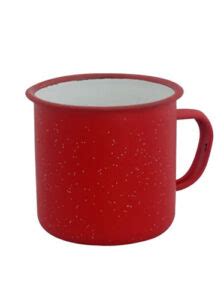 Taza Peltre Magico Rojo Oz Oranch