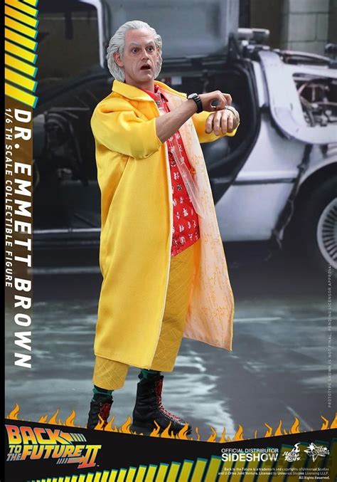Hot Toys Dr Emmett Brown Back To The Future Part 2 MMS380 In Doos Old School Toys