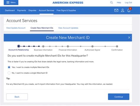 Multiple New Amex Merchant Ids Amex Merchant