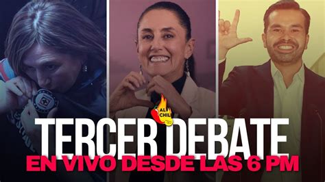 Transmisi N En Vivo Del Tercer Y Ltimo Debate Presidencial Con Meme