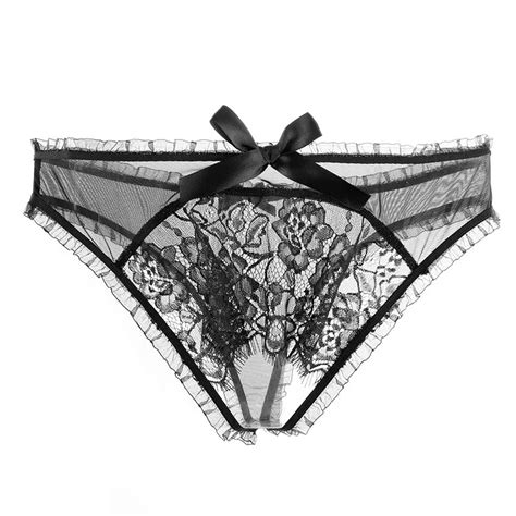 Sexy Panties G String Lace Mesh Hollow Thongs Knickers Sexy Lingerie In Women S Panties From