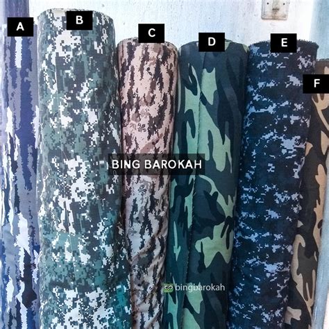 Jual Bahan Kain Loreng Camo Ripstop Twill Lengkap Shopee Indonesia