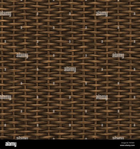 Rattan Seamless Texture Tile Stock Photo Alamy