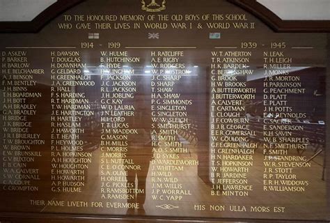 Old Boys Of Bury Grammar School Ww1 Original War Imperial War Museums