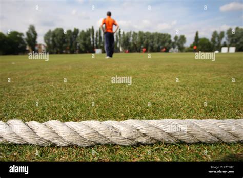 Cricket Boundary Rope Hi Res Stock Photography And Images Alamy