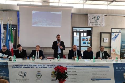 Inaugurata La Sede Del Parco Marino Riviera Dei Cedri A Praia A Mare