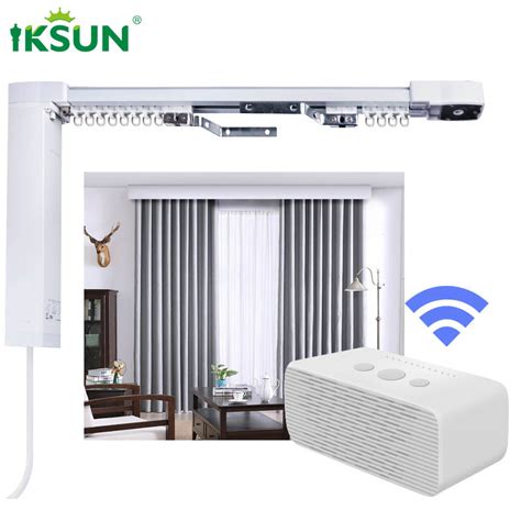 Smart Motorized Curtain Track System Wifi Automated Curtain Rails