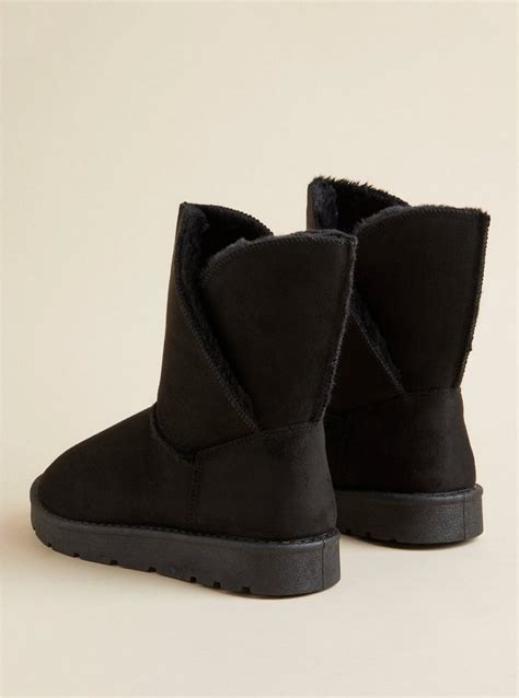 Plus Size Fur Lined Cozy Bootie Torrid