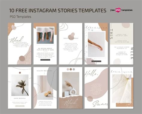 20 Best Free Instagram Story Templates 2021 Design Shack