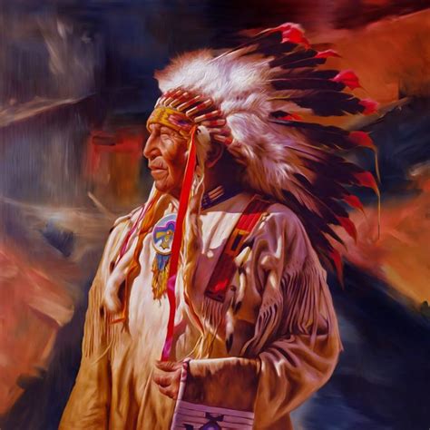 Native American art 45t Painting by Gull G | Saatchi Art