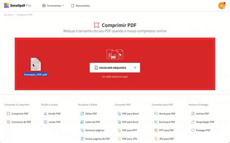 Como Diminuir O Tamanho De Um Arquivo Pdf Smallpdf