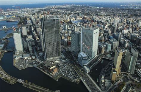 Yokohama Japan April 05 2019 Panorama View At Yokohama Minato