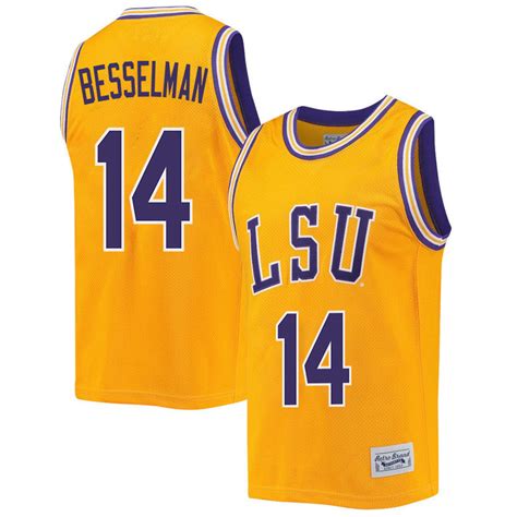 Izzy Besselman 14 LSU Tigers 2023 NCAA Basketball Jersey Retro- Gold - Jersey Teams Store