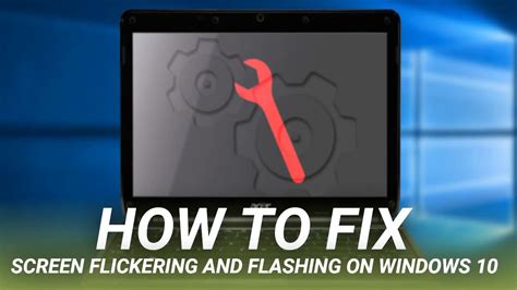 How To Fix Screen Flickering And Flashing On Windows Youtube