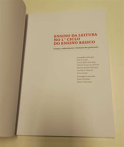 Ensino da leitura no 1 o ciclo do ensino básico Condeixa A Velha E