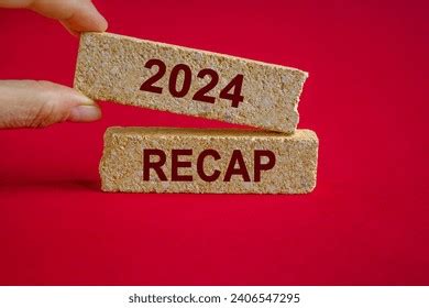 2024 Recap Symbol Concept Red Words Stock Photo 2406547295 Shutterstock