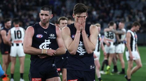 AFL Round 23 Carlton V Collingwood Blues Miss The Finals After Pies